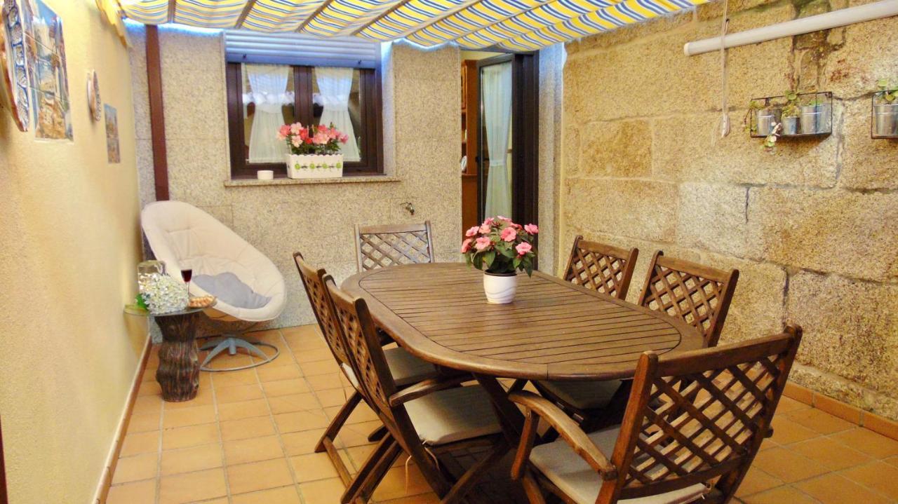 Casa Centro O Grove Con Terraza Y Asador Villa Exteriör bild